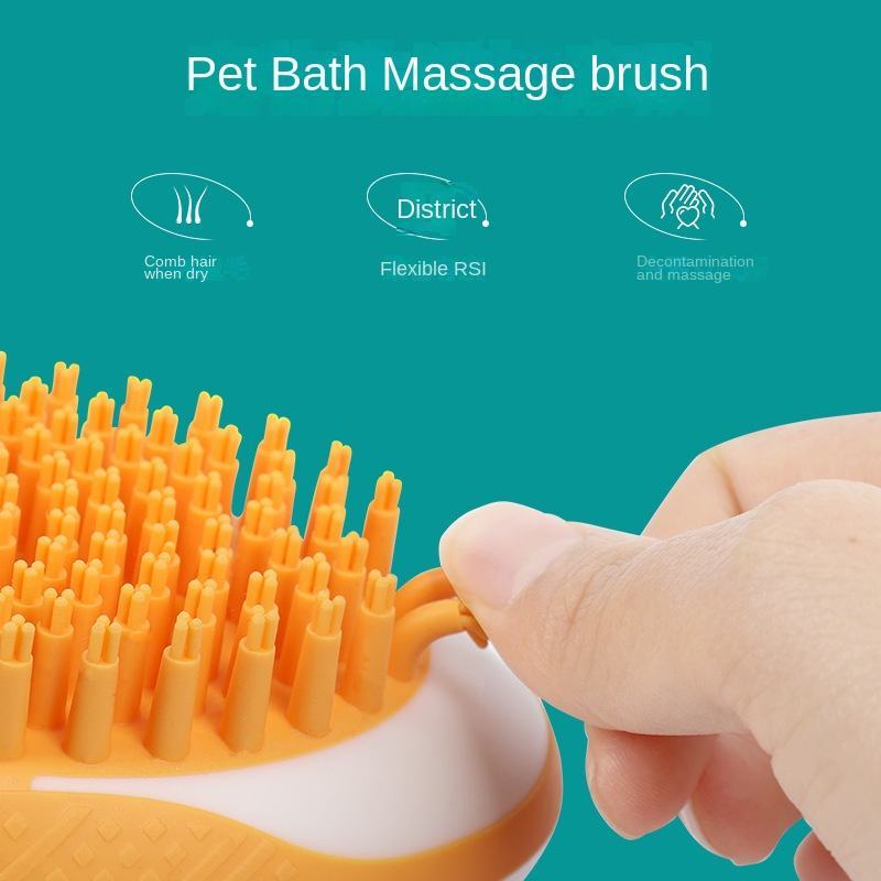 3-in-1 Steam Pet Brush – Grooming, Massaging & Hair Removal