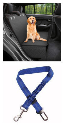 Waterproof Dog Car Seat Cover – With Mesh Window & Safety Buckle