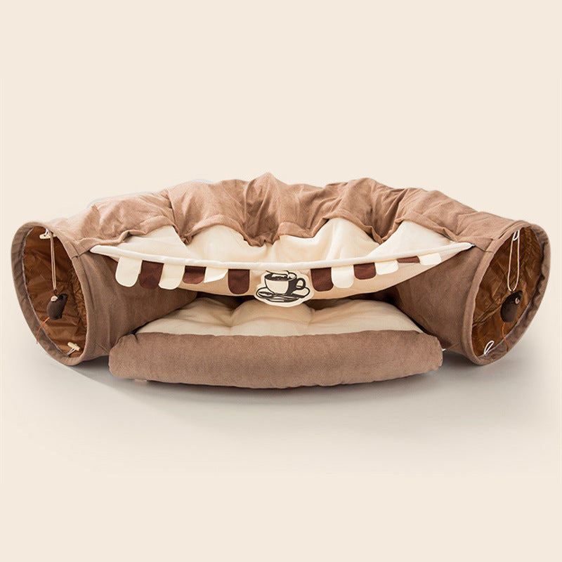 Collapsible Cat Tunnel – Durable & Washable Cloth Tunnel for Indoor Play
