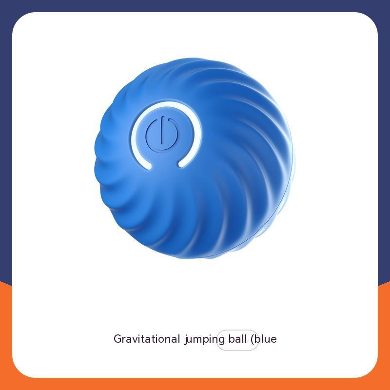 Smart Rubber Chew Ball Toy for Dogs – Bite-Resistant Training Ball with USB Motion