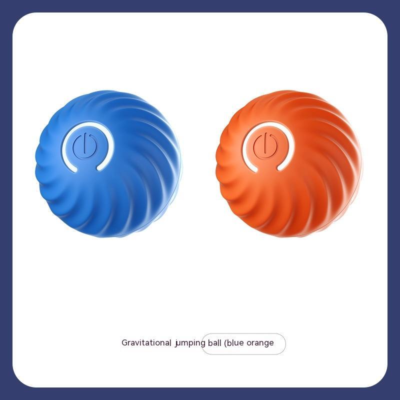Smart Rubber Chew Ball Toy for Dogs – Bite-Resistant Training Ball with USB Motion