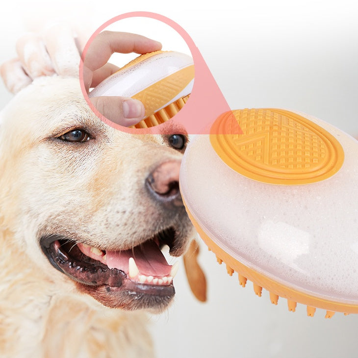 3-in-1 Steam Pet Brush – Grooming, Massaging & Hair Removal