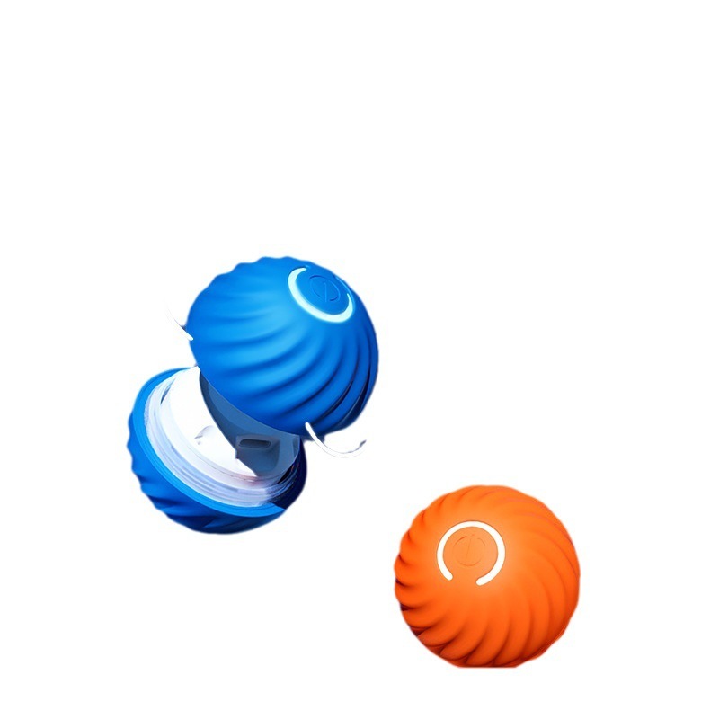 Smart Rubber Chew Ball Toy for Dogs – Bite-Resistant Training Ball with USB Motion