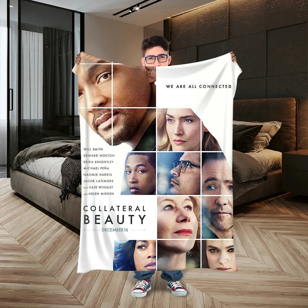 Personalized Photo Wool Blanket – Custom Gift for Pets & Family