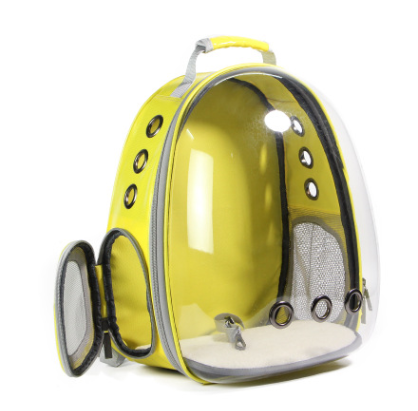 Space Capsule Pet Backpack: 360° View, Transparent Design for Puppies & Cats