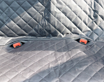 Waterproof Dog Car Seat Cover – With Mesh Window & Safety Buckle