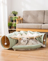 Collapsible Cat Tunnel – Durable & Washable Cloth Tunnel for Indoor Play