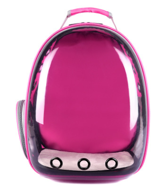 Space Capsule Pet Backpack: 360° View, Transparent Design for Puppies & Cats