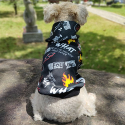 Stylish Camo Skull Hoodie for Dogs - Trendy Pet Outfit for Instagram-Famous Pups