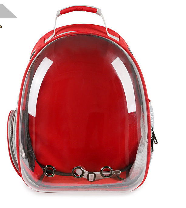 Space Capsule Pet Backpack: 360° View, Transparent Design for Puppies & Cats