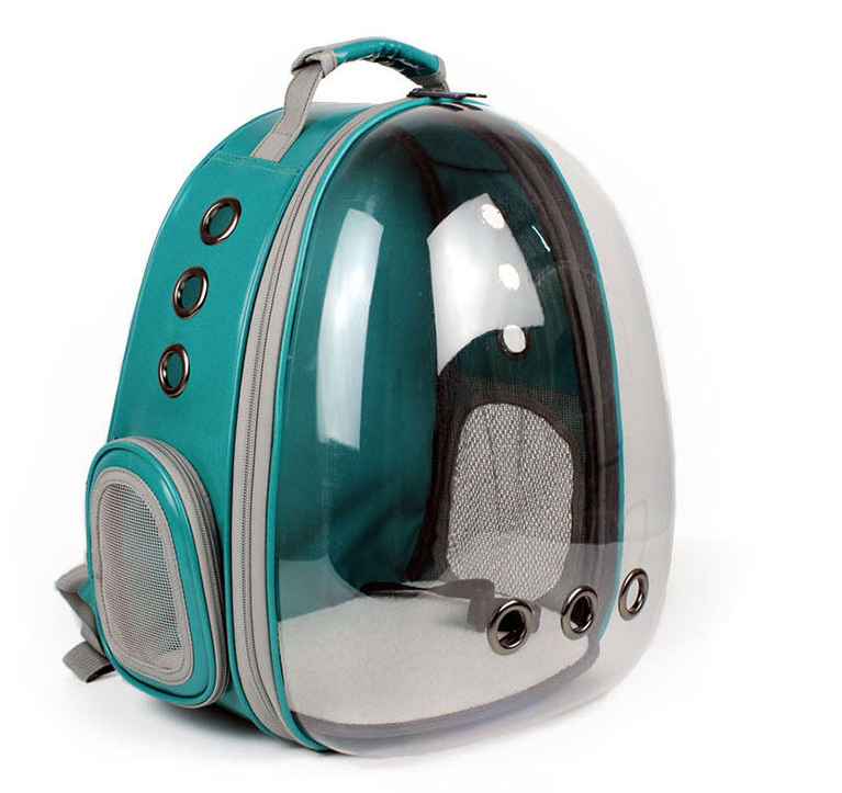 Space Capsule Pet Backpack: 360° View, Transparent Design for Puppies & Cats