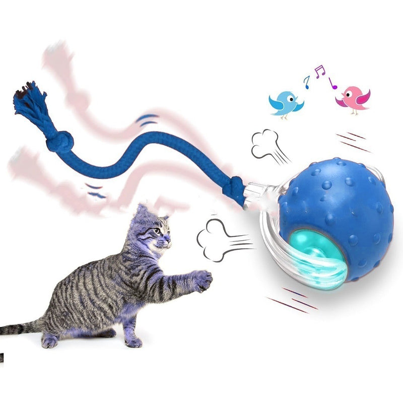 Interactive Cat Toy Ball – Super Drive Rolling Ball with Auto Wake-Up &amp; 3 Play Modes