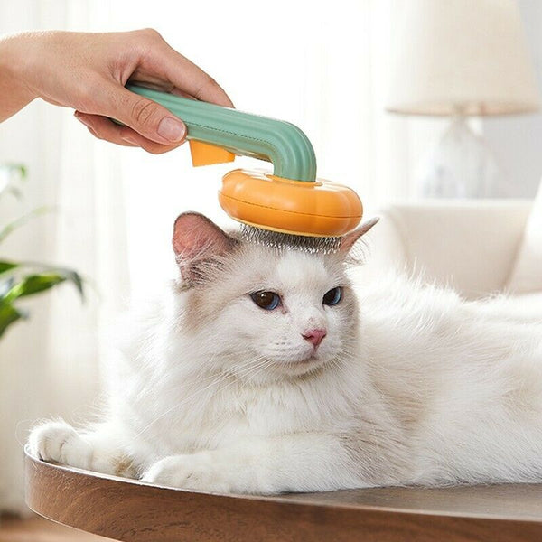 Pumpkin Pet Brush: All-in-One Grooming & Hair Removal for Dogs, Cats, and Rabbits