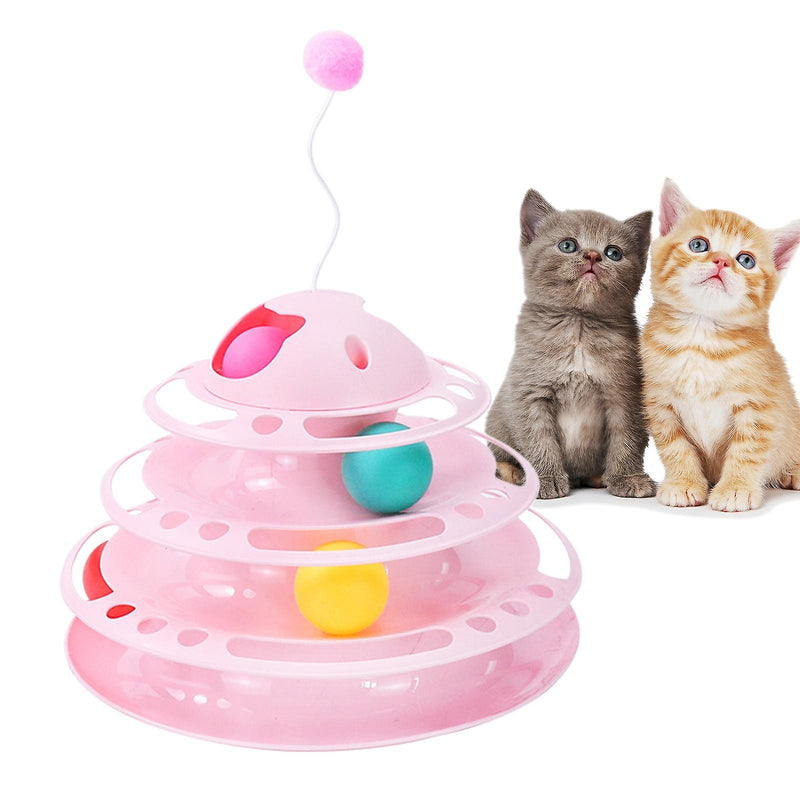 Four-Layer Interactive Cat Turntable Toy