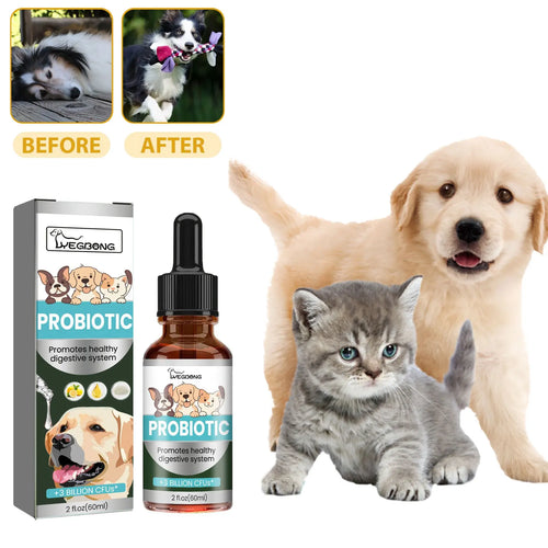 Probiotic Drops for Dogs & Cats — 60 ml