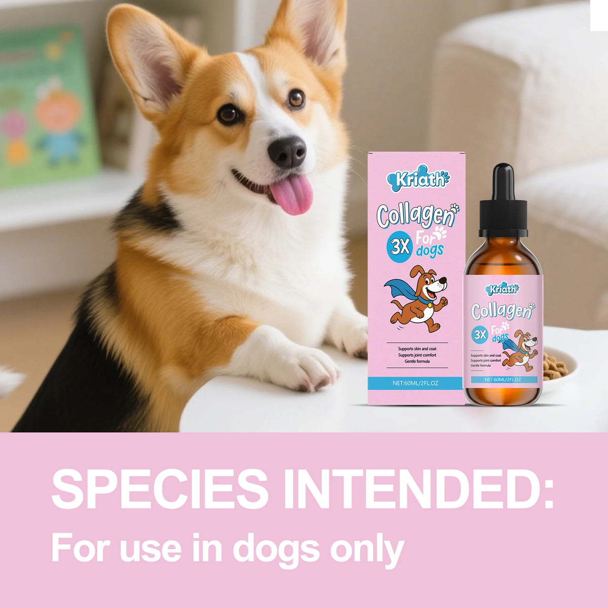 Dog Collagen Joint Support Drops — 60 ml