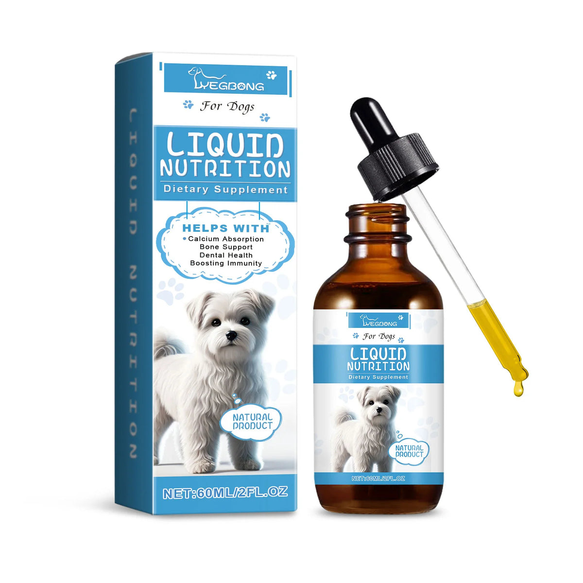Strong Bones Vitamin Drops for Dogs & Cats
