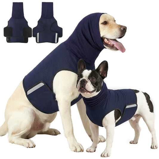 Dog Anxiety Vest — Gray & Blue