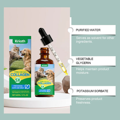 Senior Dog Hip & Joint Collagen Drops — 60 ml