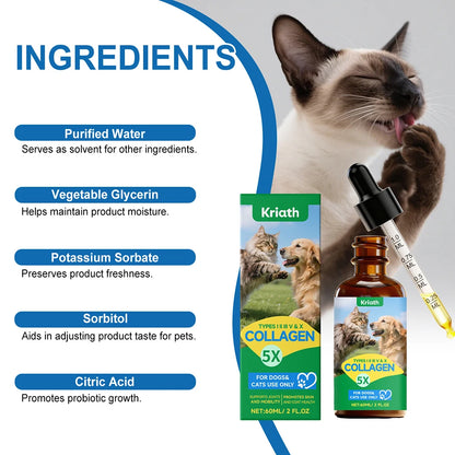 Senior Dog Hip & Joint Collagen Drops — 60 ml