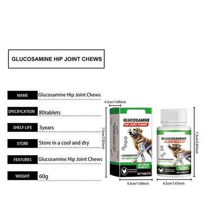 Dog Hip & Joint Soft Chews — 80 Count