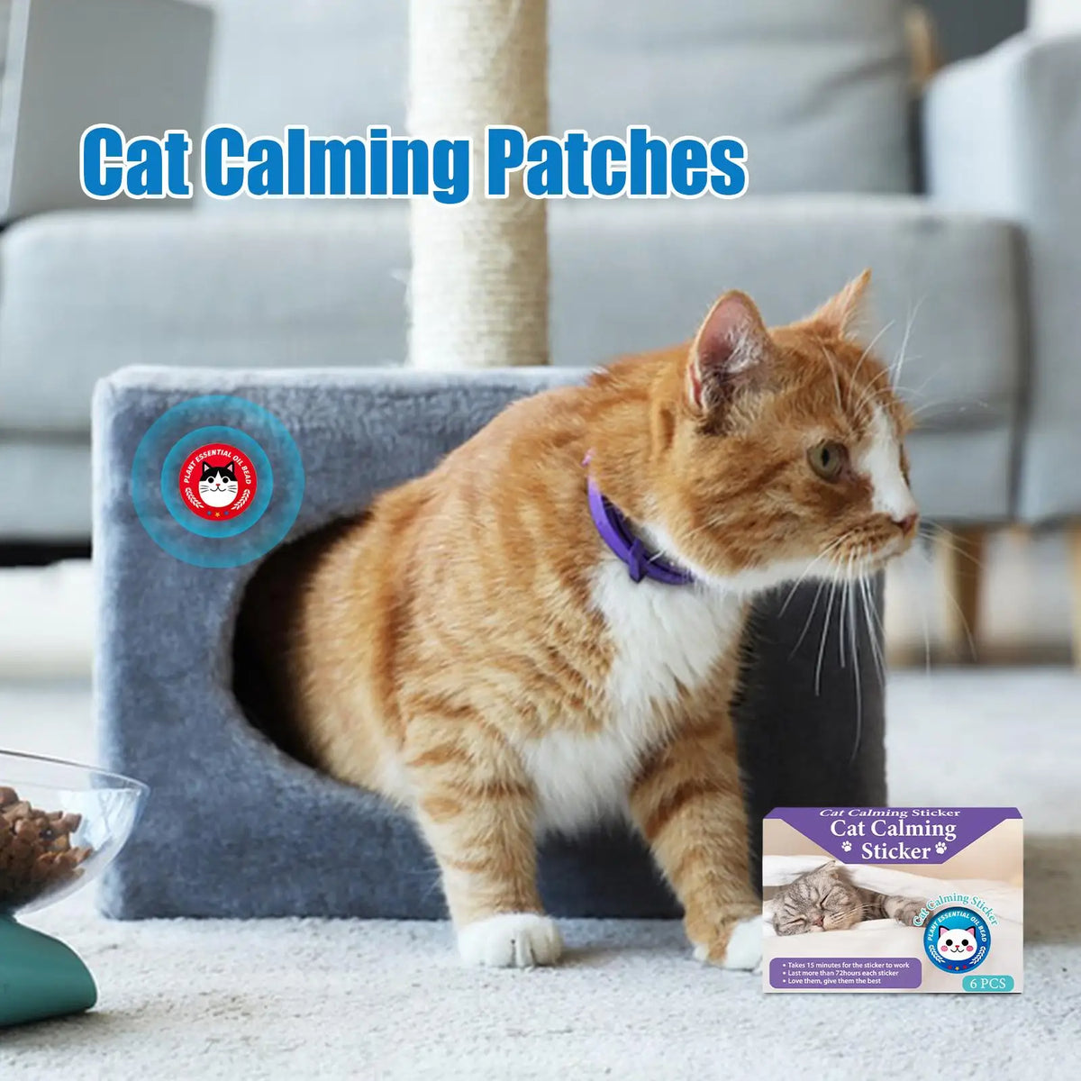 Calming Patches for Dogs & Cats — 6-Pack