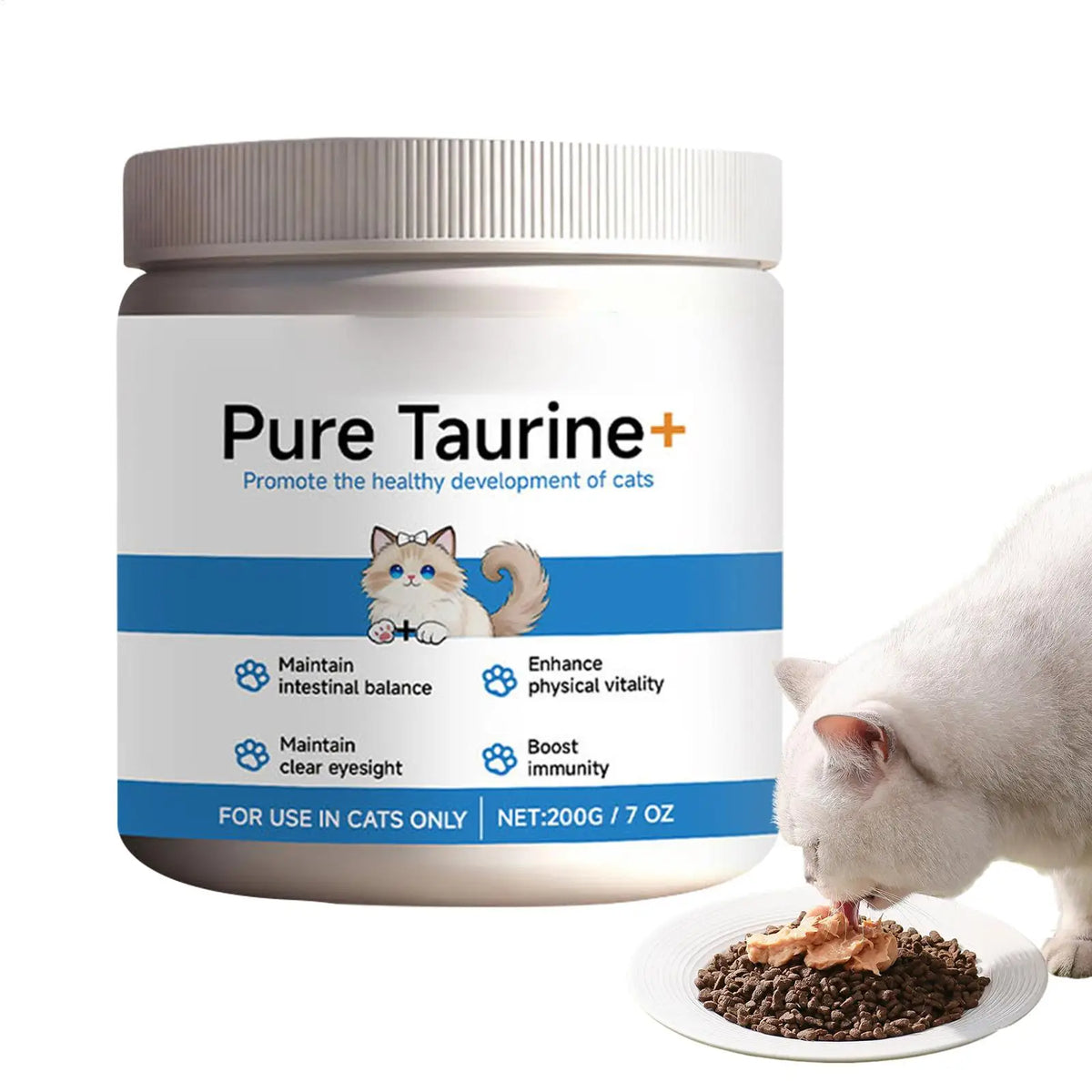 Taurine Powder for Cats — 200 g