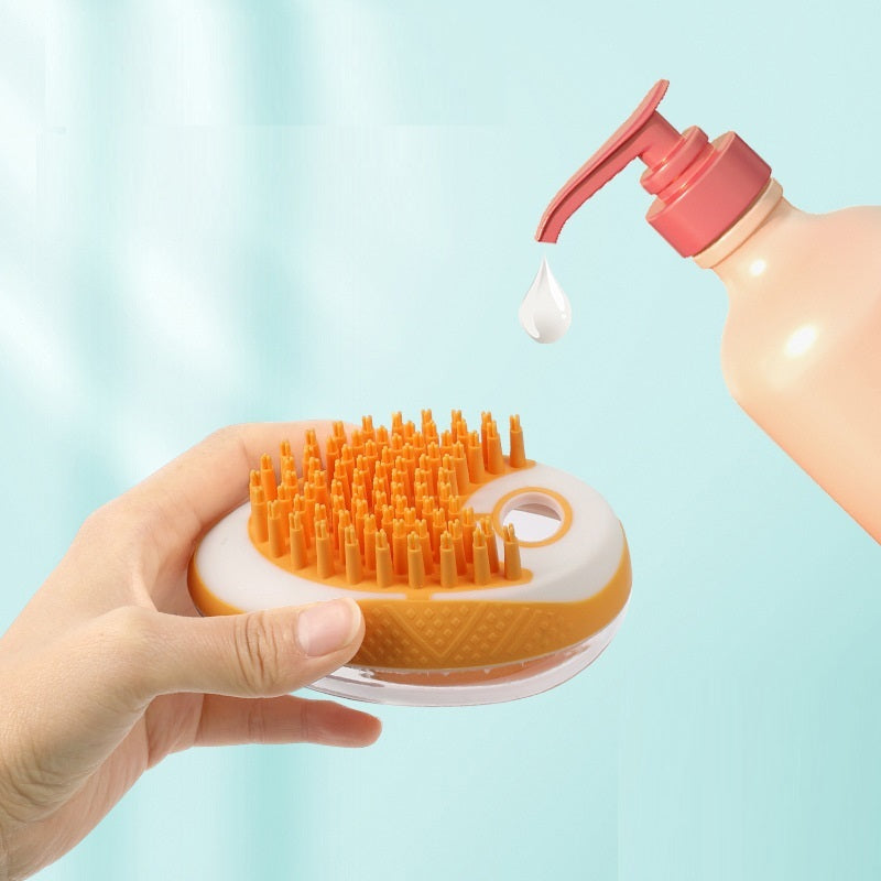 3-in-1 Steam Pet Brush – Grooming, Massaging & Hair Removal