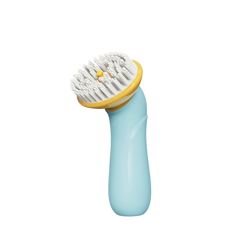 Paws 'n' Bubbles: Easy-Grip Pet Bath & Grooming Brush - Perfect for Showers and Hair Management