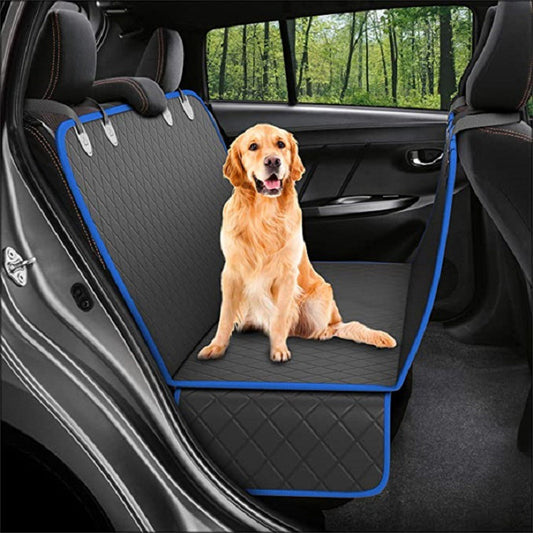 Waterproof Dog Car Seat Cover – With Mesh Window & Safety Buckle